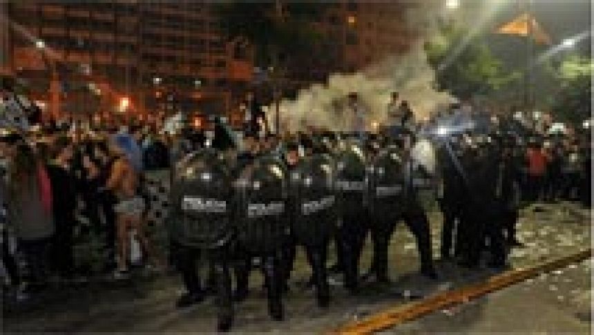 Violentos disturbios en Argentina tras la derrota en el Mundial
