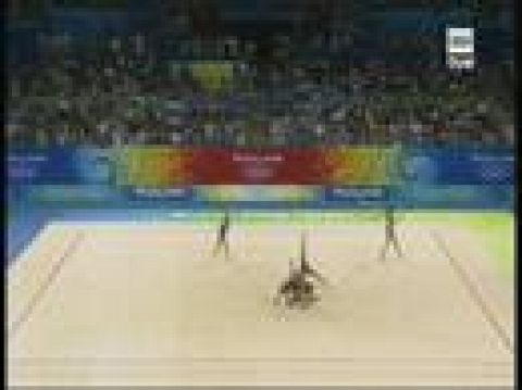 Rusia, oro en gimnasia rítmica