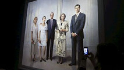 Cuadro "La familia de Juan Carlos I"