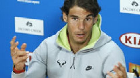 Nadal: "No me considero favorito para ganar en Australia"