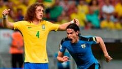 Cavani y Luis Suárez rescatan un punto ante Brasil