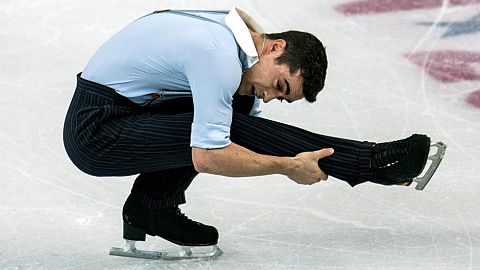 Ejercicio completo de Javier Fernández, oro en el mundial de Boston de patinaje sobre hielo