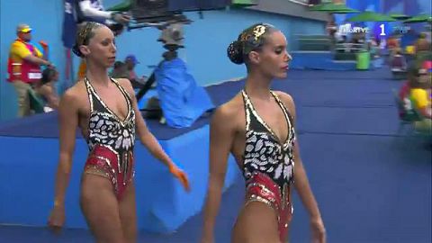 Río 2016. Sincronizada | Ona Carbonell y Gemma Mengual, quintas en el dúo (186.635)