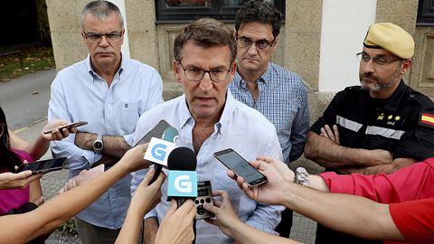 Núñez Feijóo reconoce que la situación en Galicia es "compleja"