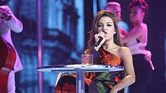 Ana Guerra canta 'Lágrimas negras' en la gala 7