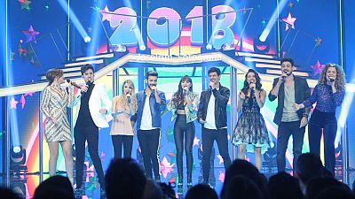 Operaci�n Triunfo 2017 - Los concursantes cantan 'Hoy puede ser un gran d�a' en la Gala 9 de OT