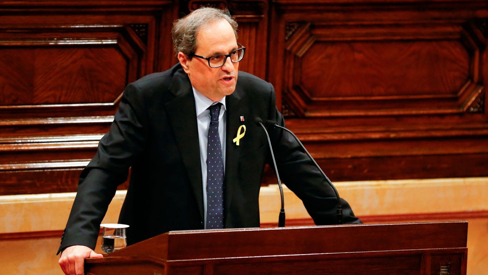 Discurso íntegro de Quim Torra en la primera sesión de su investidura Discurso íntegro de Quim Torra en la primera sesión de su investidura