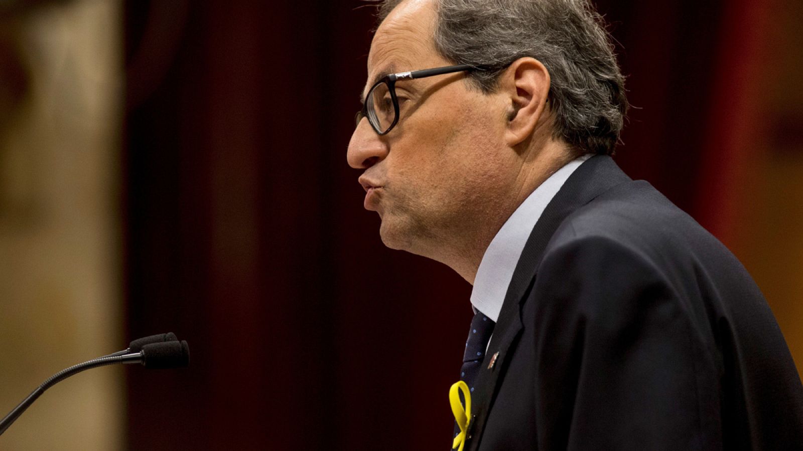 Torra se reconoce "radical": "Para defender a Cataluña, la radicalidad que haga falta" Torra se reconoce "radical": "Para defender a Cataluña, la radicalidad que haga falta"