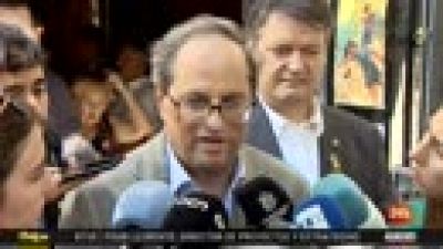 Torra asistirá a los actos del 17A pero afirma que no irá a ninguno "organizado por la monarquía"