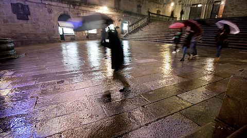 Lluvias probablemente fuertes en Canarias, Galicia y Estrecho