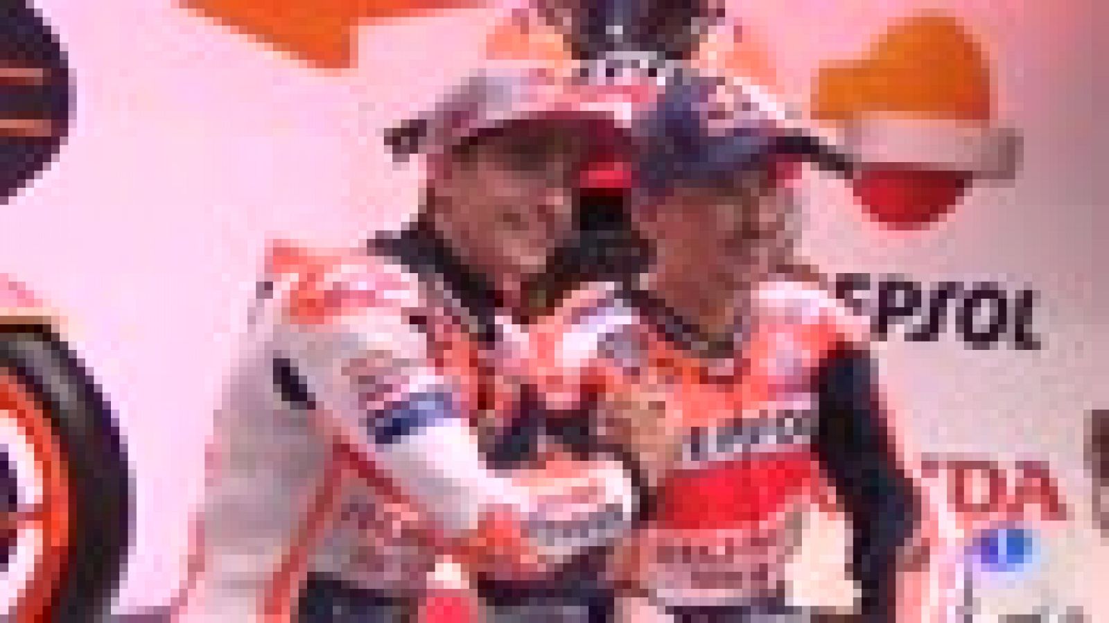 Márquez y Lorenzo, compañeros de equipo pero rivales en la pista