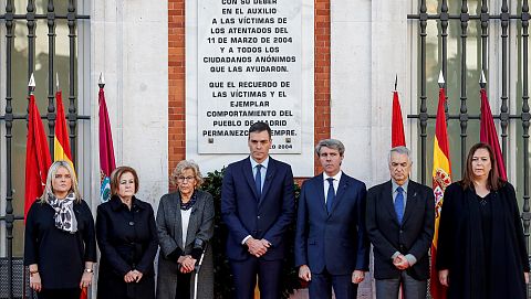 Madrid recuerda a las víctimas cuando se cumplen 15 años del