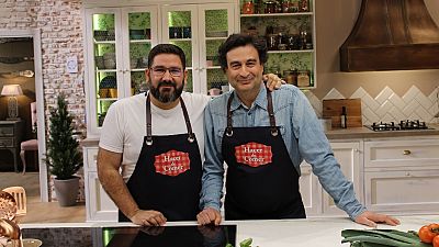 Hacer de comer - Pollo relleno y cordero asado - ver ahora 