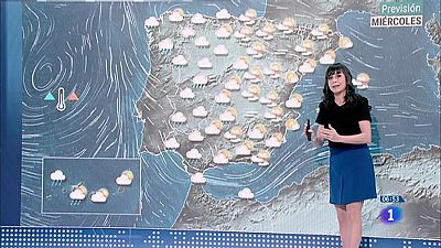 Hoy, temperaturas en descenso en el tercio occidental y área mediterránea Hoy, temperaturas en descenso en tercio occidental y área mediterránea
