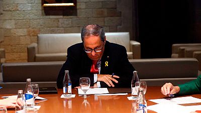 Torra intenta hablar de nuevo con Sánchez y el Gobierno insiste en que tiene que condenar "sin matices" la violencia