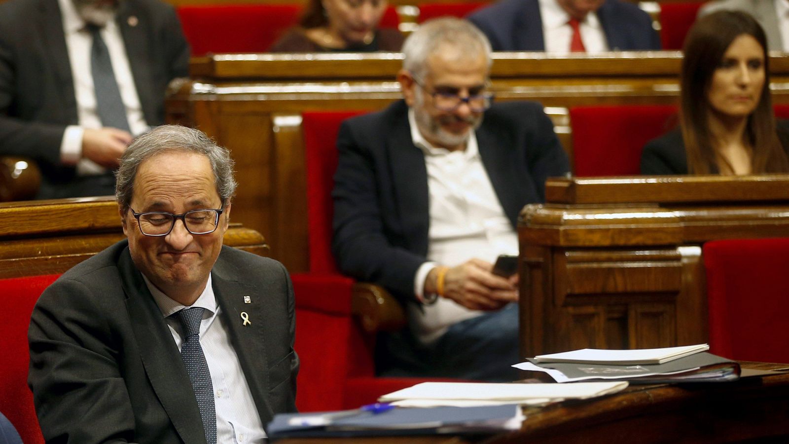 Torra: "Ya votamos no al señor Sánchez, porque nosotros no votaremos nunca a cambio de nada" Torra: "Ya votamos no al señor Sánchez, porque nosotros no votaremos nunca a cambio de nada"