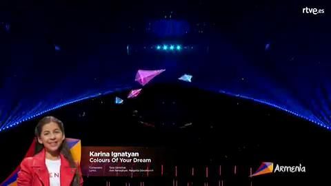 Karina Ignatyan canta por Armenia "Colours of your dream"