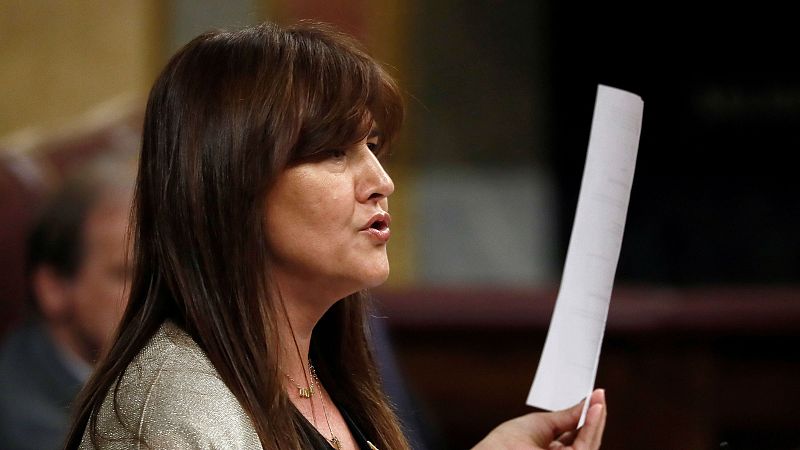 JxCat: "No podemos votar a favor de la represión" Laura Borràs (JxCat): "No podemos votar en contra de Cataluña y en favor de la represión"