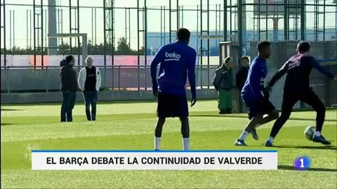 El Barça debate la continuidad de Valverde
