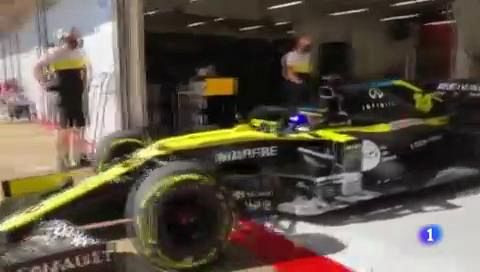 Fernando Alonso ya rueda con su nuevo Renault
