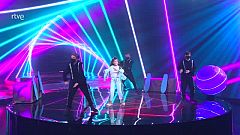 Ensayo de Soleá sobre el escenario de Eurovisión Junior 2020