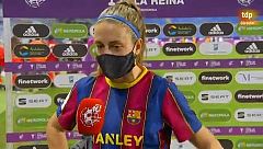 Alexia Putellas, tras ganar la Copa de la Reina: "A seguir así"