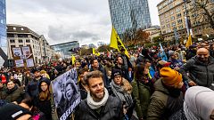 Manifestaciones en Europa contra las restricciones