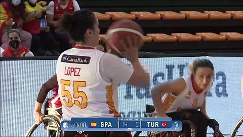 Baloncesto en silla de ruedas - Campeonato de Europa femenino: España - Turquía