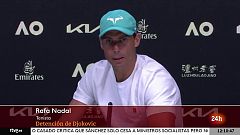 Nadal y Muguruza se postulan sobre el 'caso Djokovic'