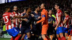 Tensión entre Atlético y Manchester City durante y tras el partido