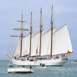 A bordo del Juan Sebasti�n de Elcano