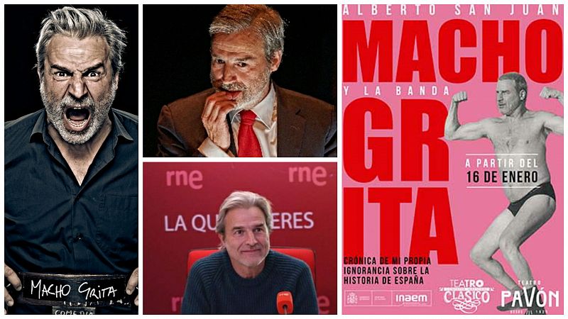 La sala - 'Macho grita', escrita, interpretada y dirigida por Alberto San Juan, en el Teatro Pavón - Escuchar ahora