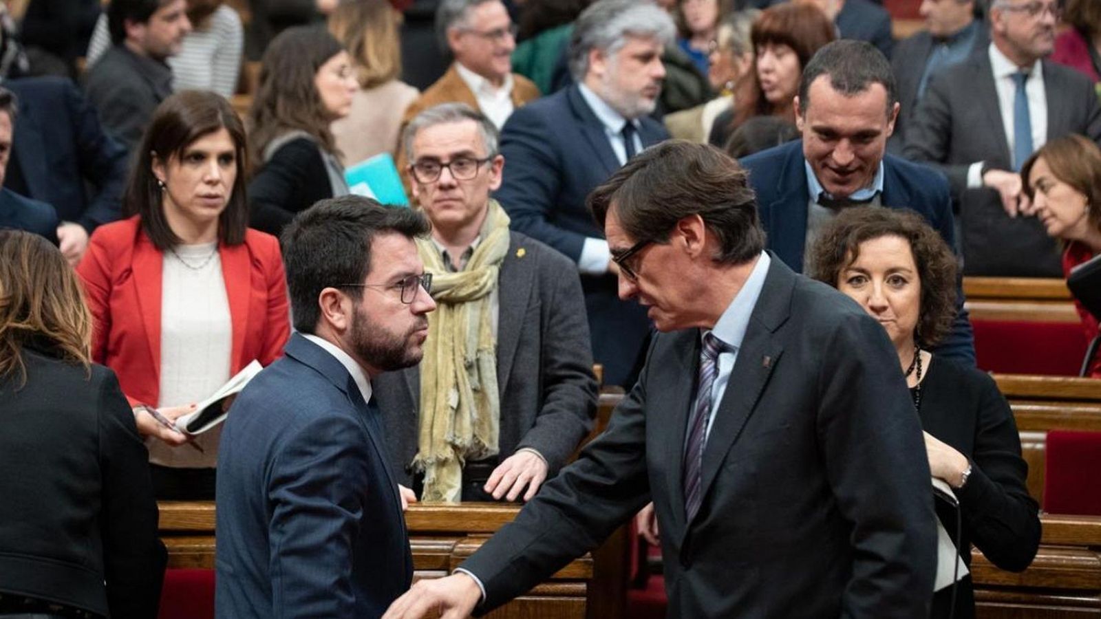 El Govern tanca amb el PSC l’acord de pressupostos a l’espera dels comuns | LAURA HERRERO