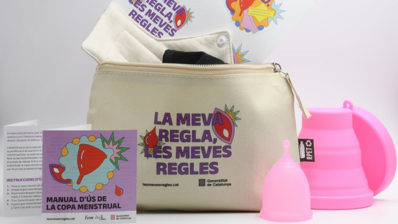 Productes menstruals reutilitzables gratuïts a partir de dilluns a les farmàrcies | Helena Oset