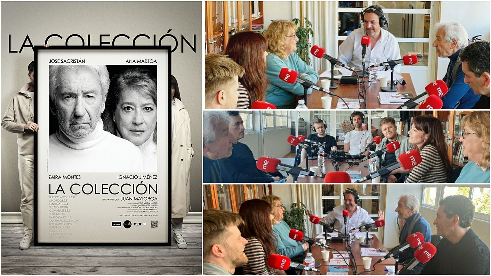 La sala - 'La colección': Juan Mayorga, José Sacristán, Ana Marzoa, Zaira Montes, Ignacio Jiménez - Escuchar ahora