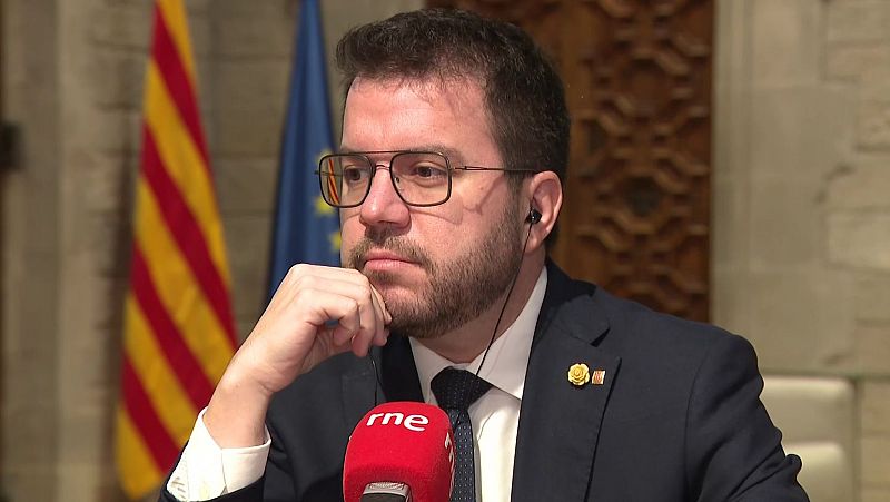 Las Mañanas de RNE - Pere Aragonès, presidente de la Generalitat de Catalunya: "La vía posible es la de un referéndum acordado y reconocido"