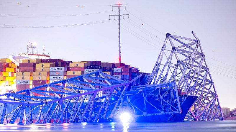 Crónica internacional - Se derrumba el mayor puente de Baltimore por la colisión de un carguero - Escuchar ahora