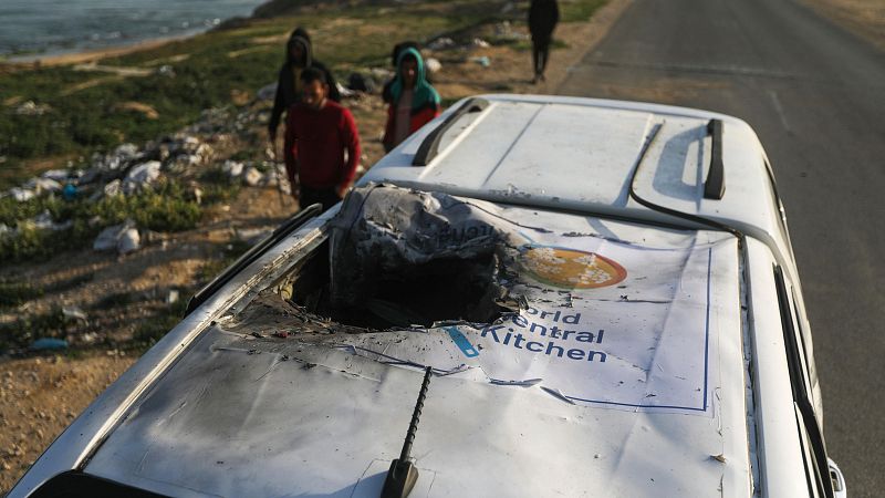 Cinco Continentes - 7 voluntarios de una ONG mueren en un ataque israelí en Gaza - Escuchar ahora