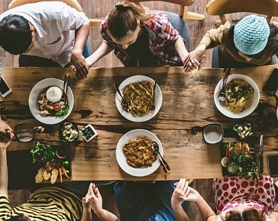 La relación entre comer en familia y la salud