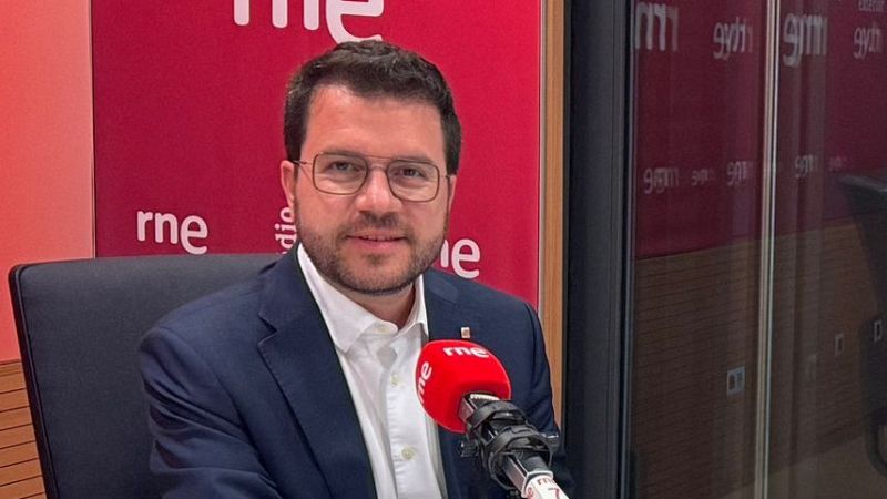 24 horas - Pere Aragonès, president de la Generalitat y candidato de ERC: "La amnistía es la solución a una tensión previa" - Escuchar ahora
