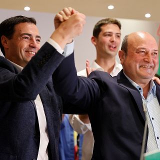 PNV gana las elecciones en votos, pero empata en esca�os con Bildu