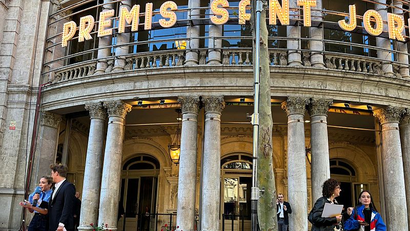 Pr�via dels Premis Sant Jordi amb Conxita Casanovas