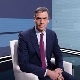 Pedro Snchez, en RTVE: "El punto y aparte es dejar el insulto"