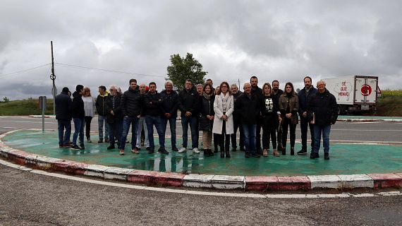 Veïns i alcaldes del Solsonès reclamen millores al punt negre de la C-45