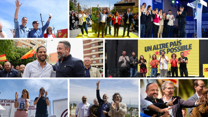 Els partits catalans continuen amb els seus actes de campanya després de passar l'equador