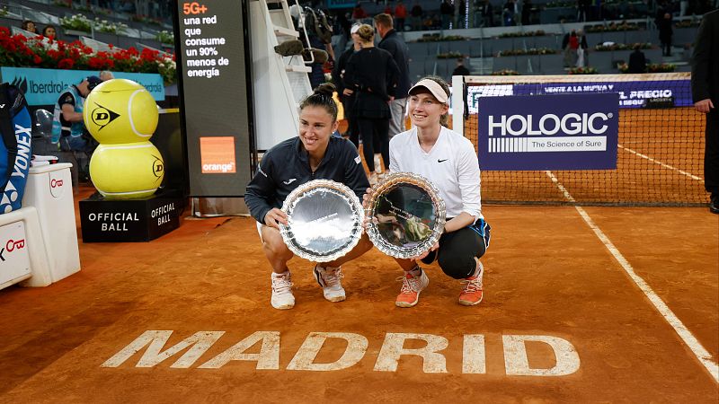 Tablero deportivo - Sara Sorribes y Cristina Bucsa campeonas en Madrid en su primer torneo juntas - Escuchar ahora