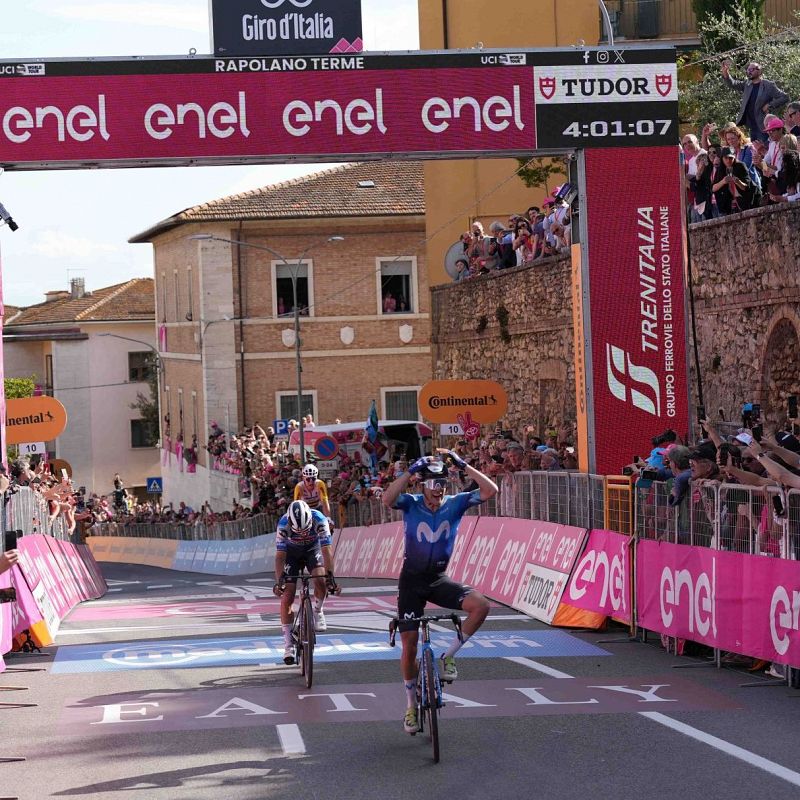 Radiogaceta de los Deportes - Entrevista a Pelayo Sánchez, ganador de etapa en el Giro de Italia