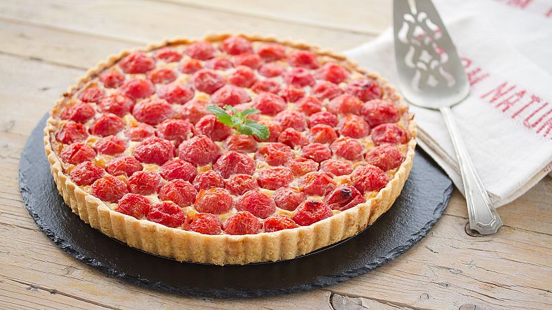 Comer y Cantar - Quiche de tomates cherry