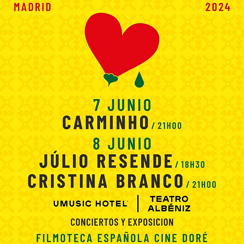 Emissão em Português – Cristina Branco fará show especial no Festival Fado Madrid – 17/05/2024 - escuchar ahora