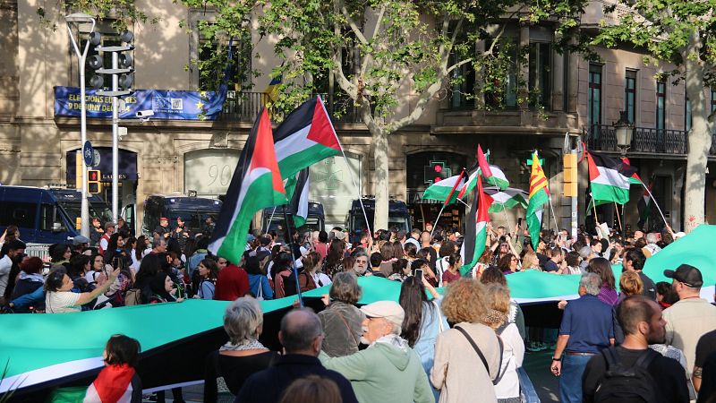 El reconeixement de l'Estat de Palestina marca el quart dia de campanya del 9J